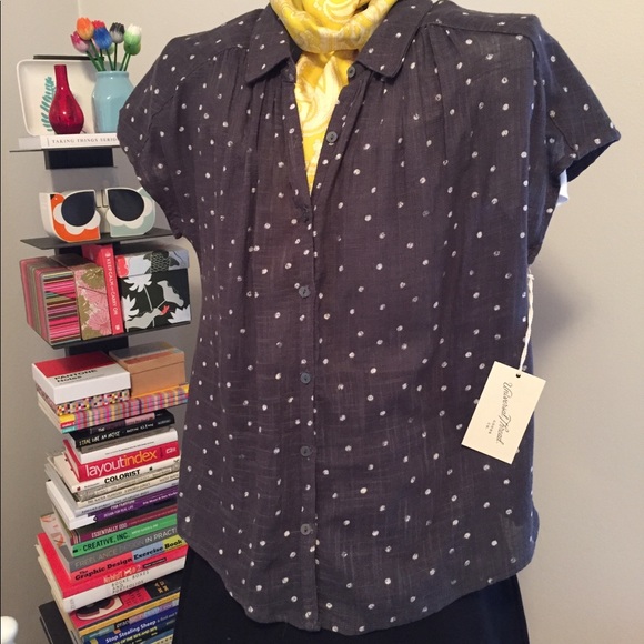 Universal Thread Tops - NWT UNIVERSAL THREAD POLKA DOT BLOUSE